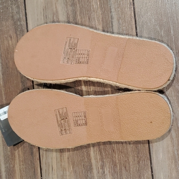 NWT Forever 21 Womens flats canvas sandals shoes sz 9 - Picture 8 of 8